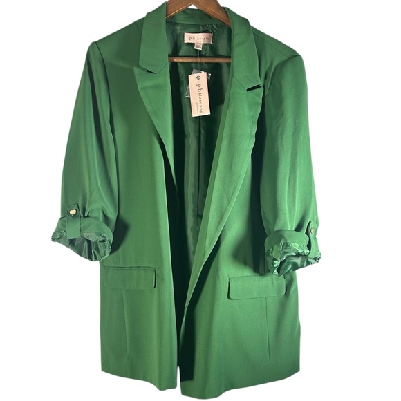 NWT Kelly Green Women's Blazer by Philosophy - Picture 1 of 7